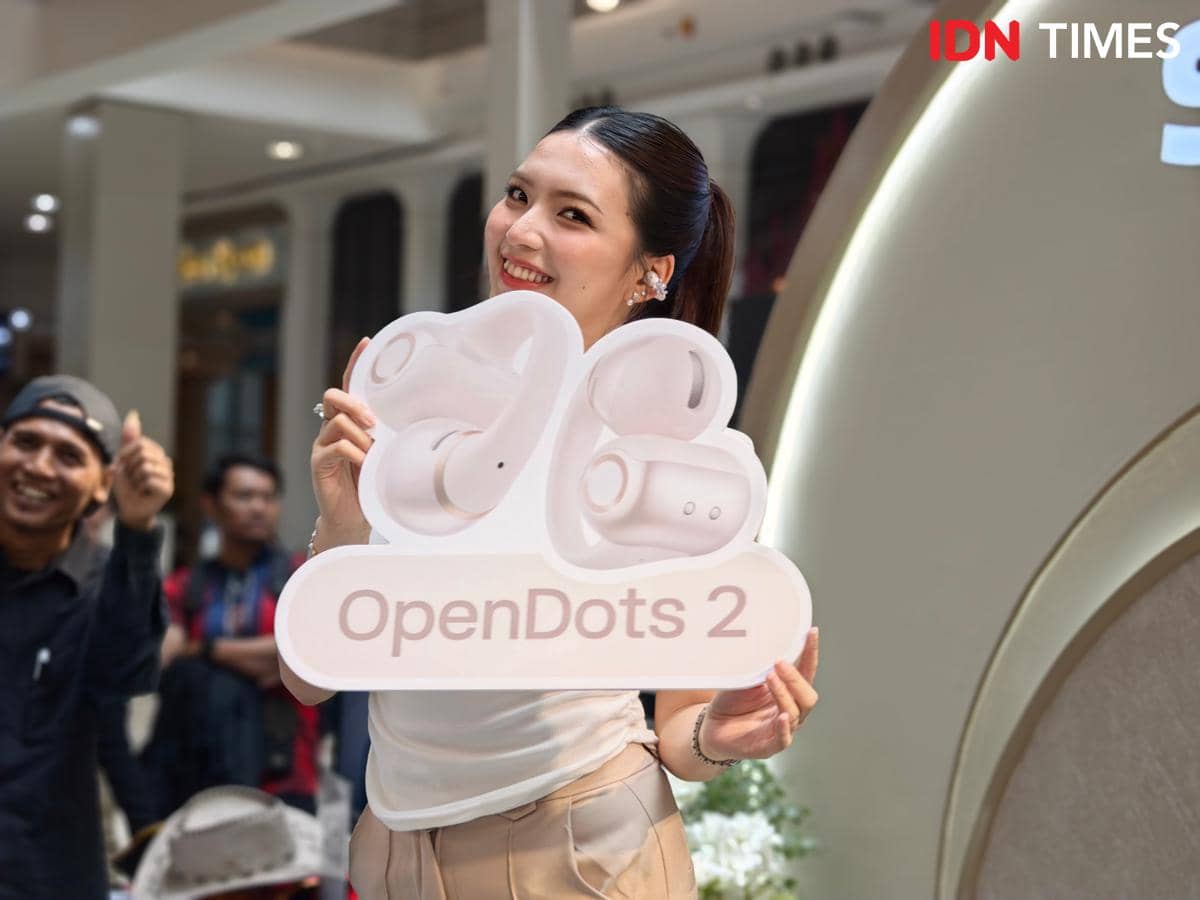 Shokz OpenDots 2, earbud nirkabel dengan desain open-ear, diperkenalkan sebagai perangkat audio untuk penggunaan harian.