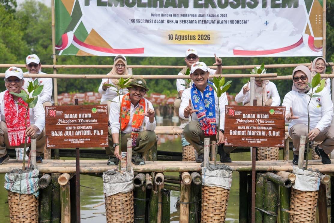 Kemenhut Luncurkan Gerakan Pemulihan Ekosistem Serentak di Seluruh Indonesia
