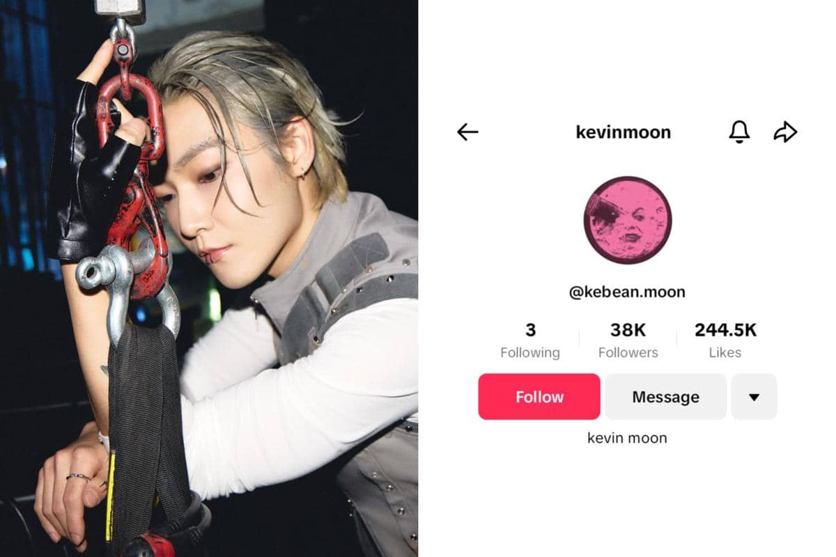 Potret Kevin THE BOYZ dan akun TikTok pribadinya
