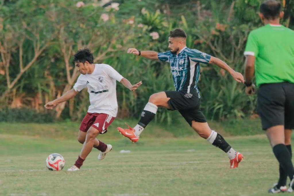 Laga uji coba PSM Makassar versus Persita Tangerang yang berlangsung pada 11 Agustus 2026.