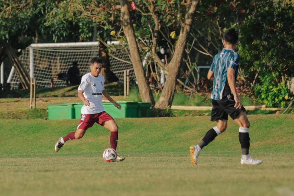 Laga uji coba PSM Makassar versus Persita Tangerang yang berlangsung pada 11 Agustus 2026.