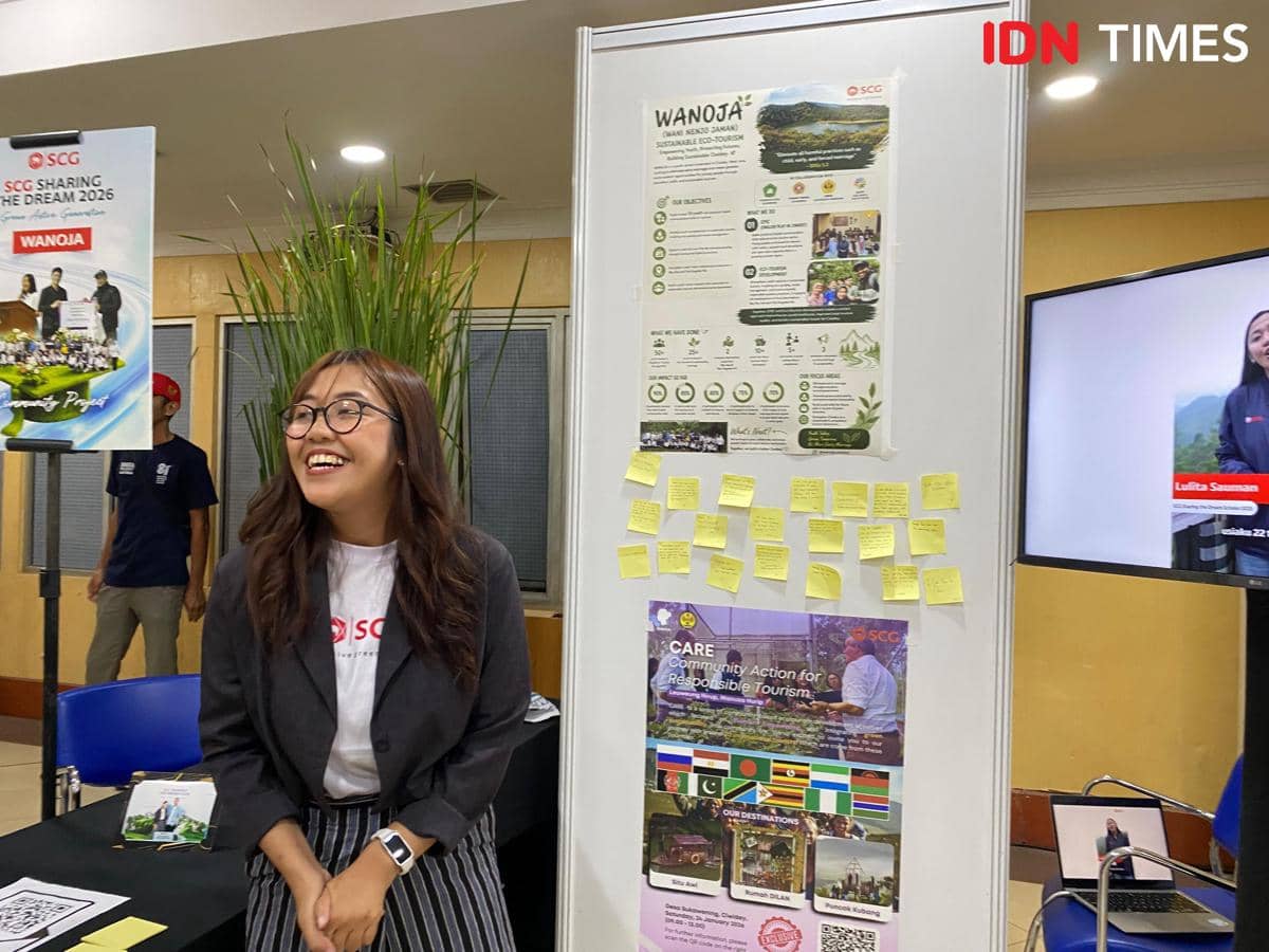 Lulita Sauman atau Lulu, Green Active Generation, menjalankan proyek Wanoja untuk pemberdayaan perempuan di Ciwidey.