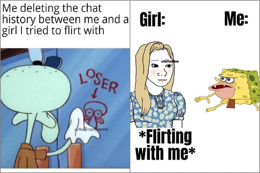 8 Meme SpongeBob tentang Ngegombal, Malah Jadi Cringe?