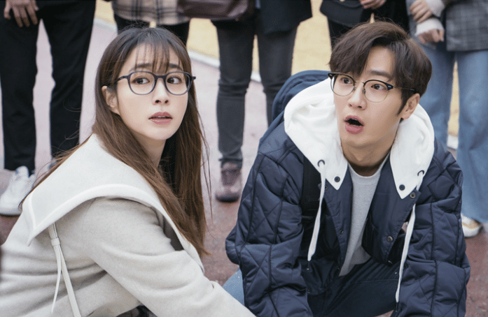Lee Min Jung dan Lee Sang Yeob di drama Once Again