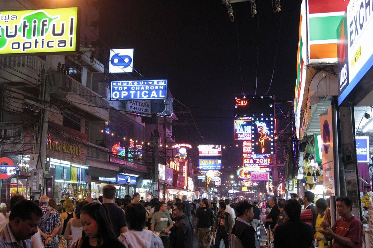 potret Walking Street Pattaya