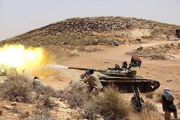 Perang saudara yang terjadi di Libya pada Oktober 2011.