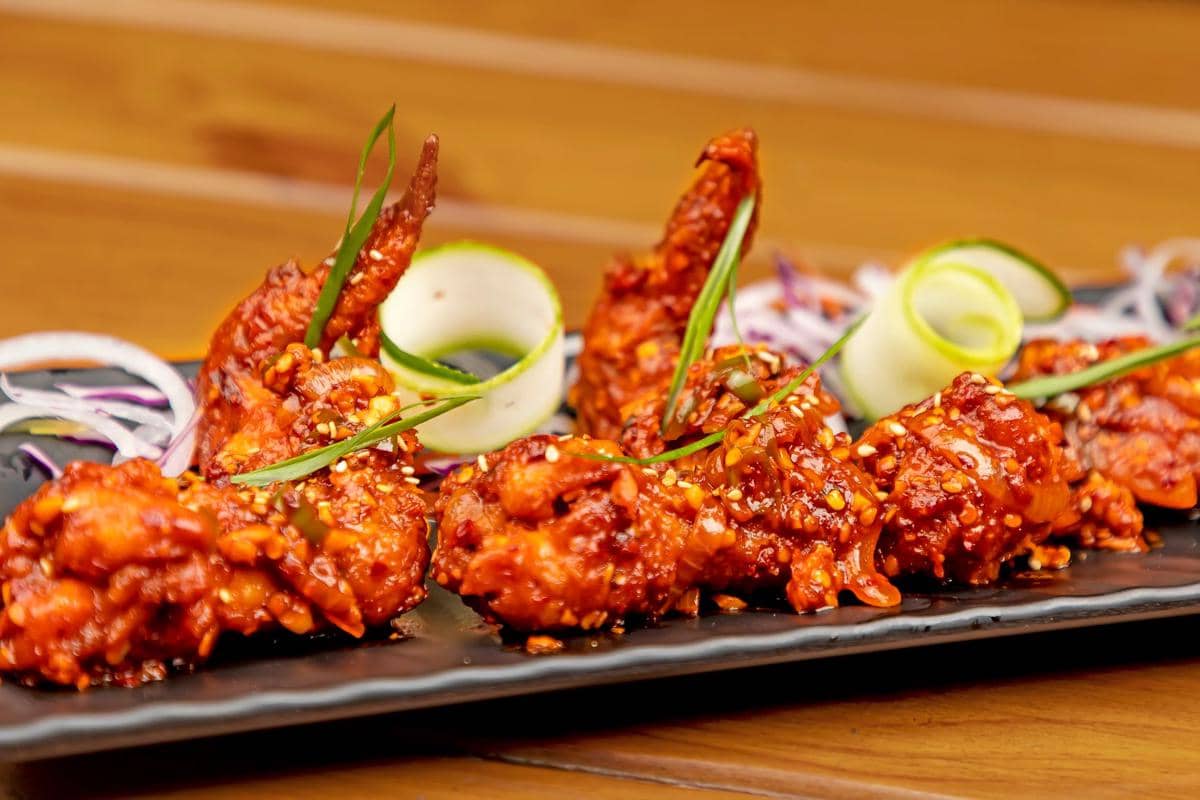 ilustrasi sayap ayam chili padi