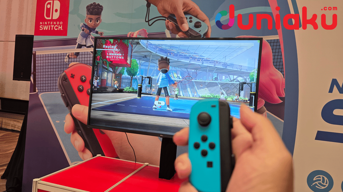 Nintendo Switch Sports dalam gambar yang dikreditkan kepada fotografer Fahrul Nurullah untuk kebutuhan artikel.