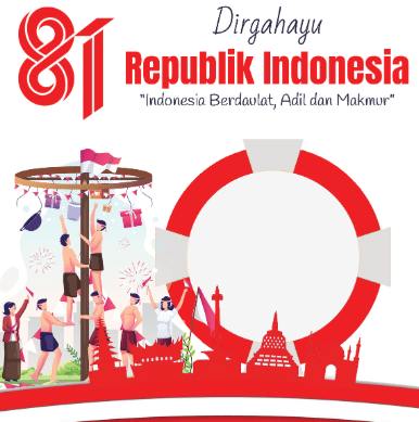 Contoh desain twibbon 17 agustus 2026 yang menarik