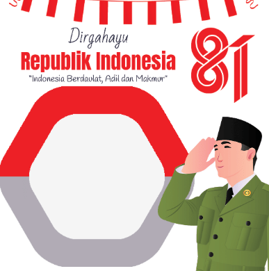 Contoh desain twibbon 17 agustus 2026 simpel