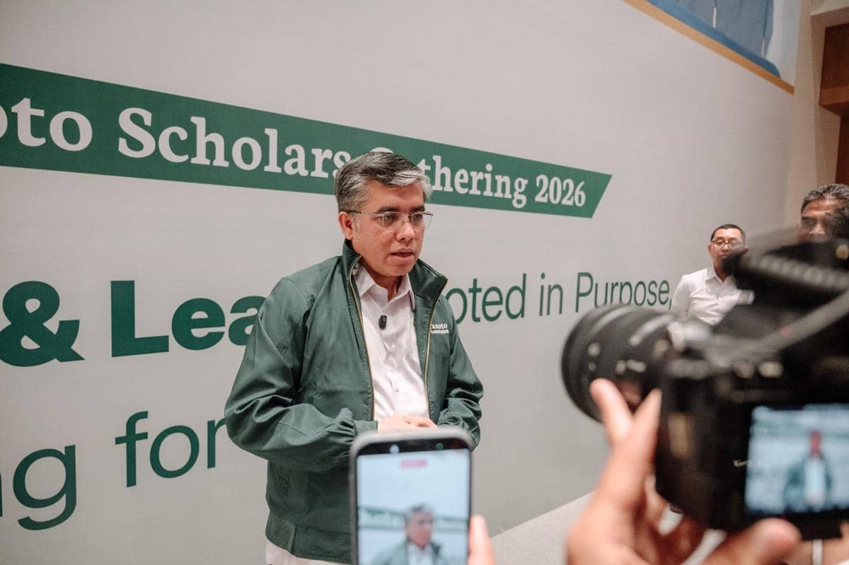 Menteri Ketenagakerjaan (Menaker) Yassierli dalam acara Tanoto Scholars Gathering (TSG) 2026