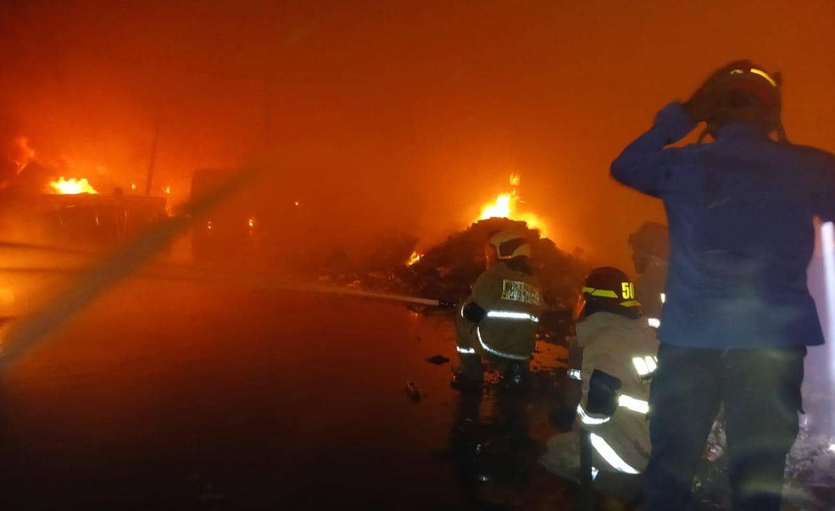 Gudang Frozen Food di Bandar Lampung Terbakar, Kerugian Rp600 Juta