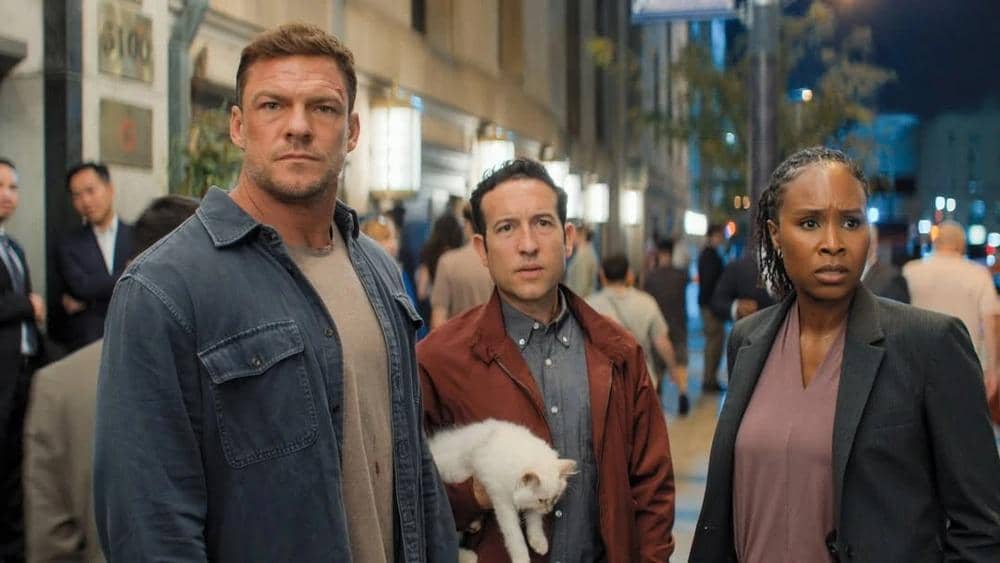 Potongan adegan dari serial Reacher Season 4 produksi Prime Video dalam materi promosi resmi serial tersebut.