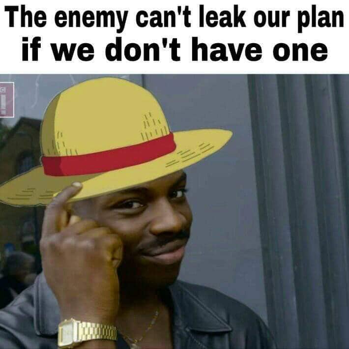 Meme logika Luffy dari One Piece dalam sebuah unggahan Reddit oleh pengguna KingSlayerOne.