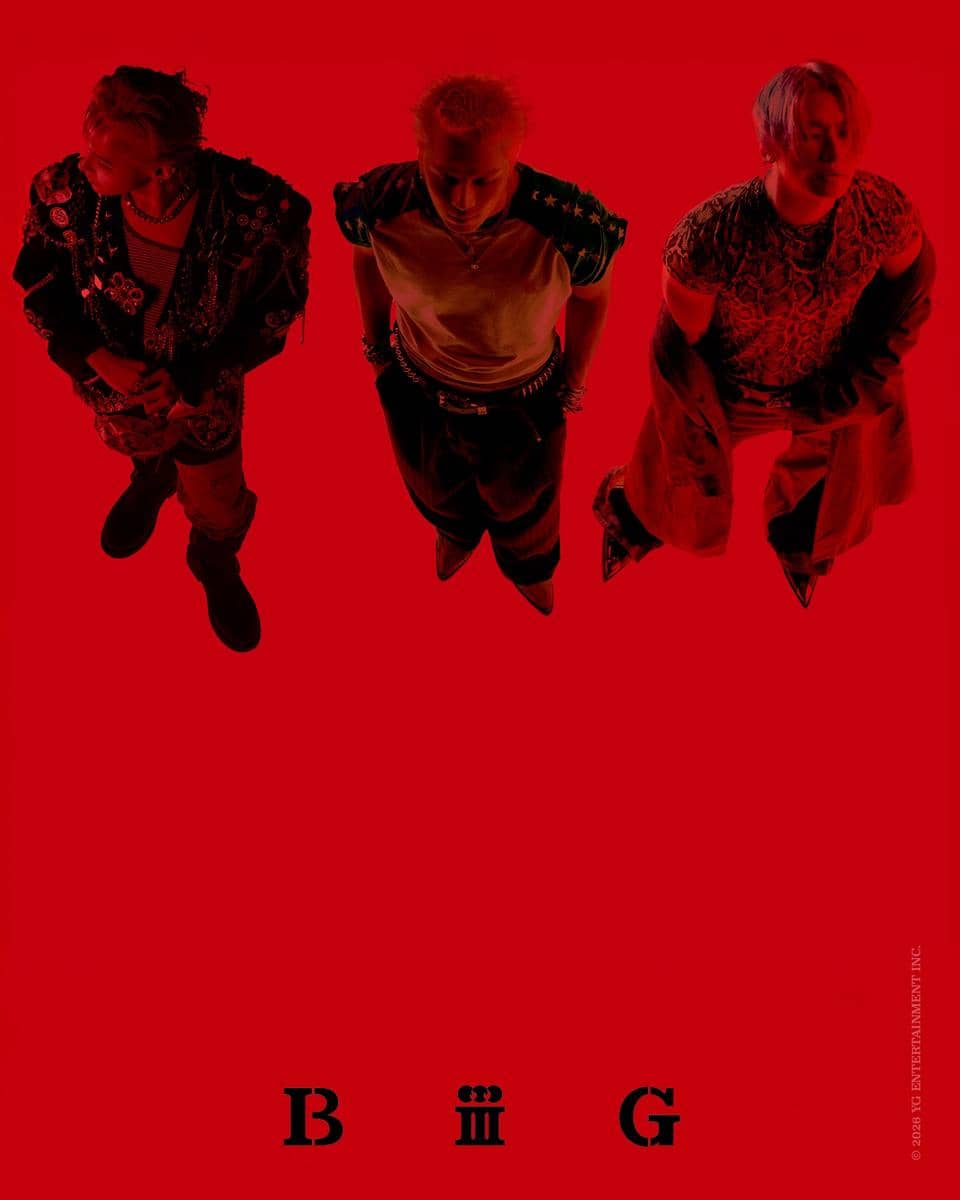 Potret teaser comeback BIGBANG yang diunggah melalui akun Instagram bigbang_2xx6 dengan nuansa promosi.