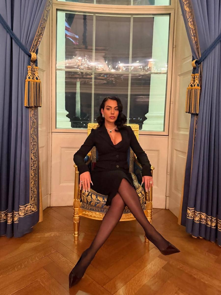 Potret Georgina Rodriguez yang diunggah melalui akun Instagram resminya, @georginagio, sebagai sumber gambar.