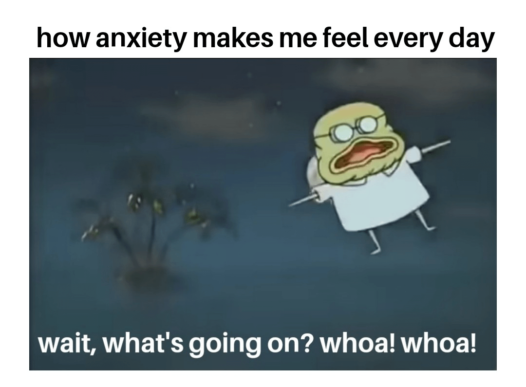 meme SpongeBob tentang kesulitan