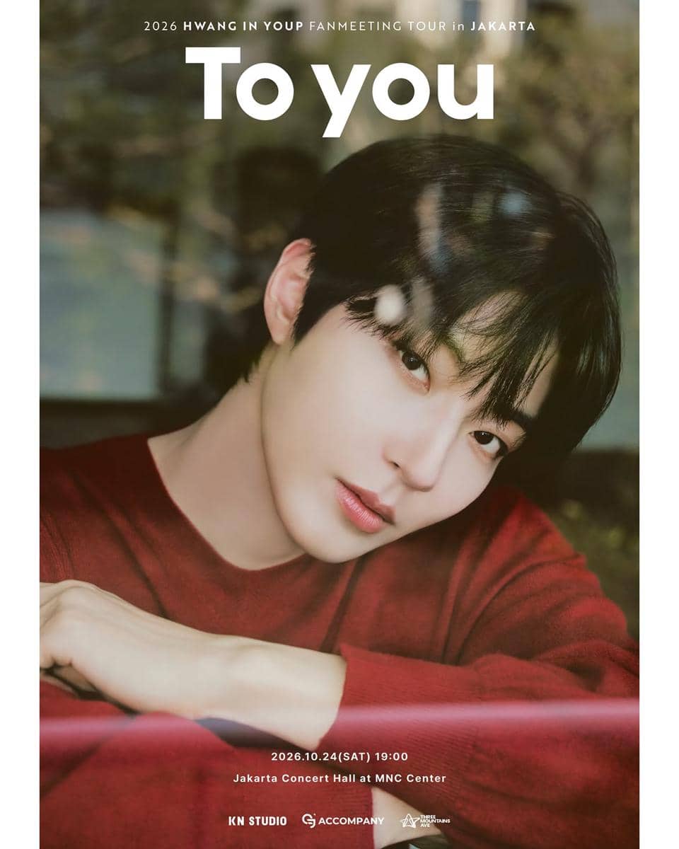 poster acara HWANG IN YOUP FANMEETING TOUR <To you> in JAKARTA