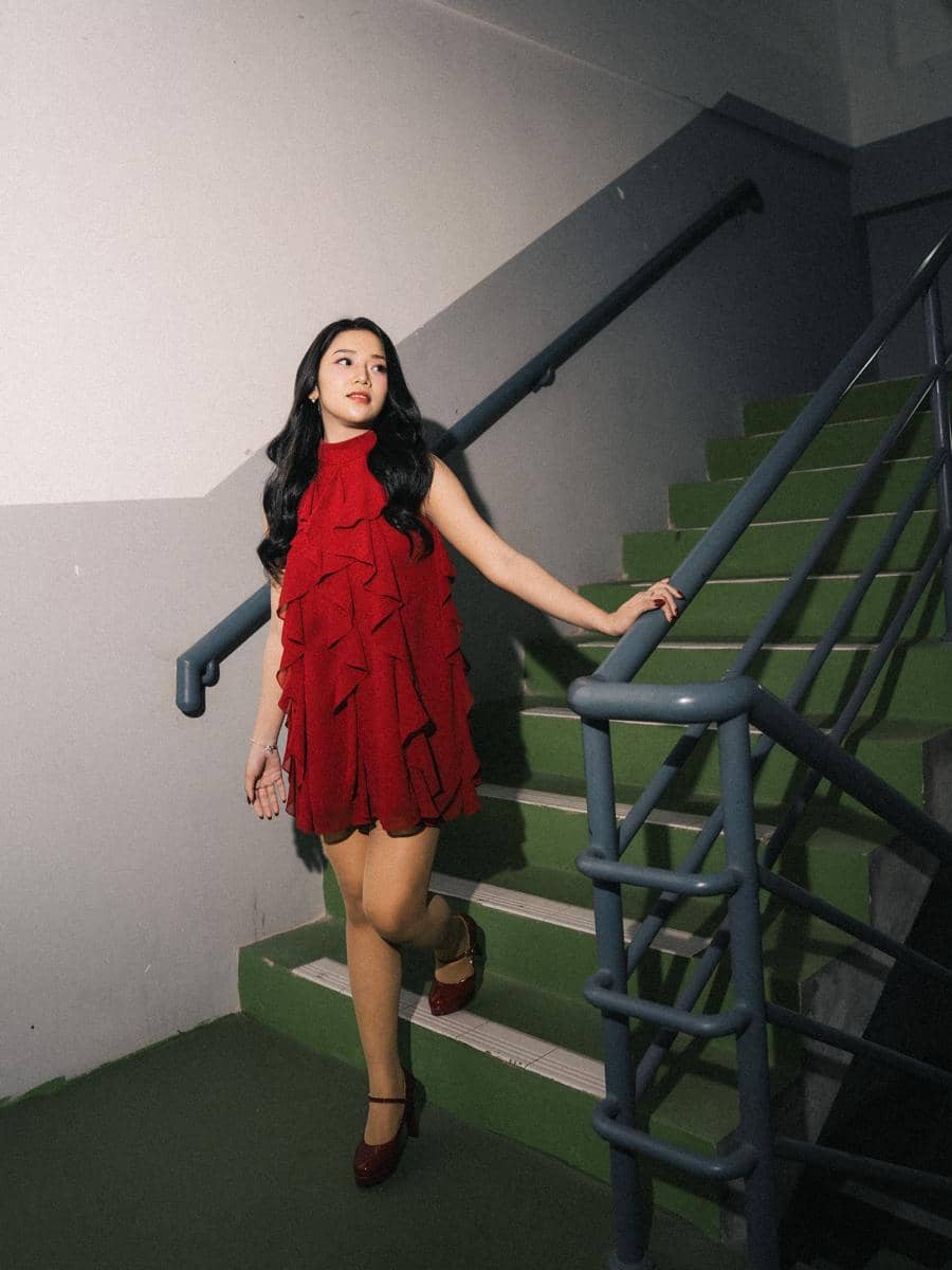 padu padan OOTD feminin minimalis Anggis Devaki