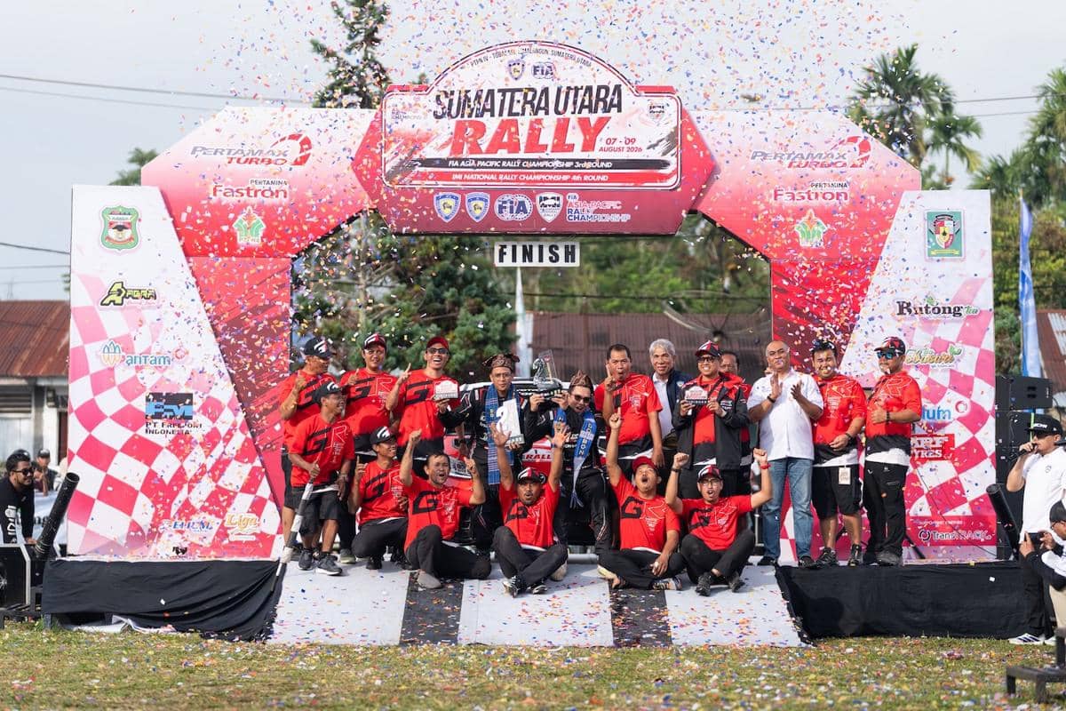 Toyota Gazo Racing Indonesia Segel Gelar Juara Nasional Rally 2026