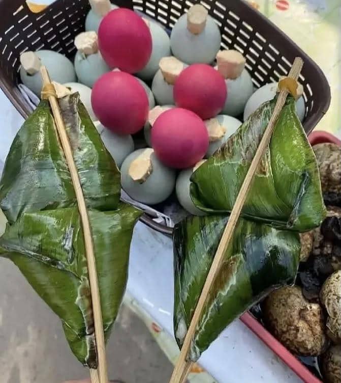 Lemper sepit, sajian kuliner tradisional yang ditampilkan dengan keterangan akun Instagram Palembang.Pariwisata.