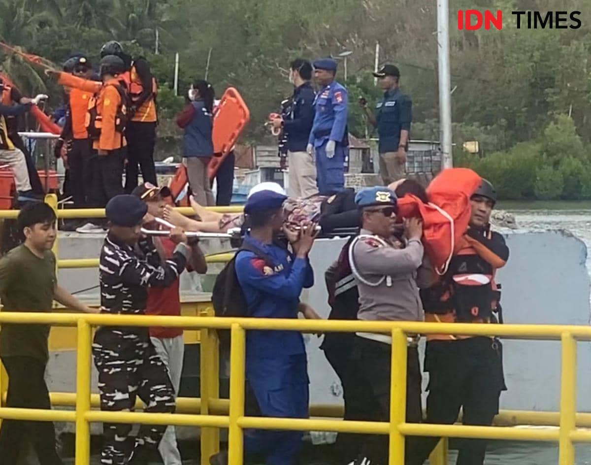 106 Penumpang KM Putri Yasmin Dievakuasi ke Bali dan Lombok