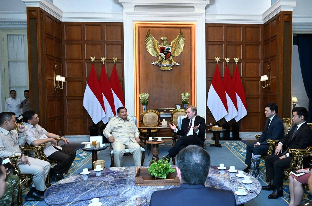 Prabowo Terima Wamen Perang Amerika di Istana, Apa yang Dibahas?