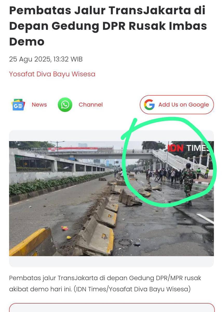 Misteri Tangga JPO Senayan Raib, Arsip IDN Times Ungkap Perbedaan