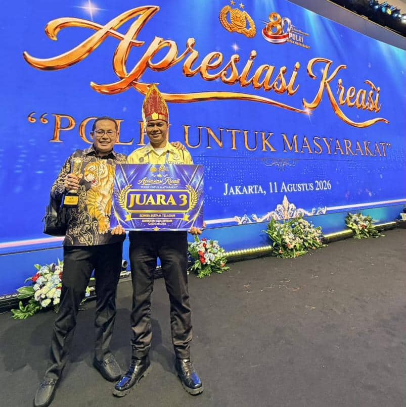 Edward Syandi Satpam dari Sumut Raih Penghargaan dari Kapolri