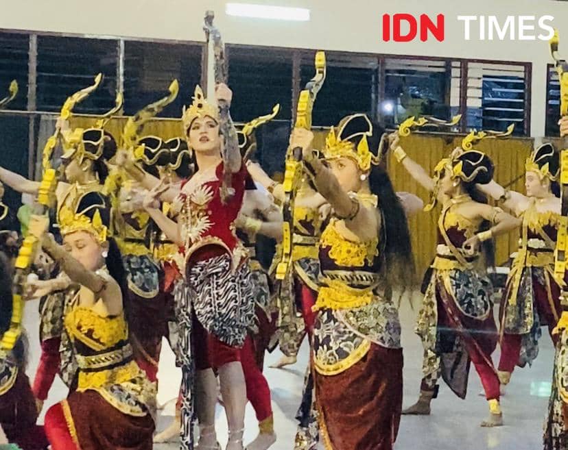 Meriahnya Latihan Akbar Pagelaran Sabang Merauke di Jogja, Raisa Gagah
