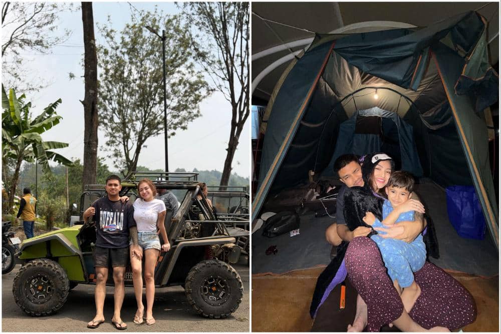 10 Potret Nathalie Holscher dan Keluarga Liburan di Puncak, Seru!