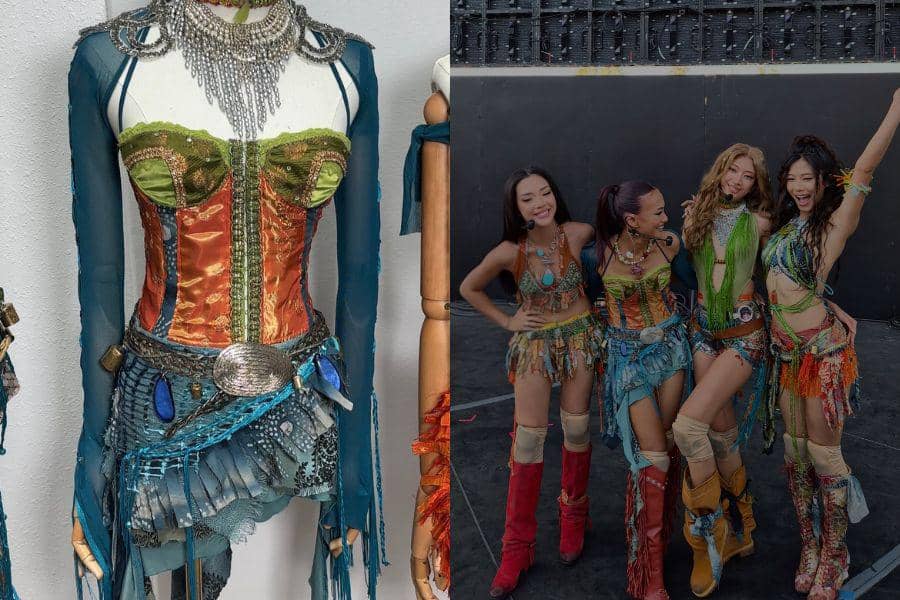 Outfit no na di HITC LA, Karya Upcycled Bernuansa Etnik!