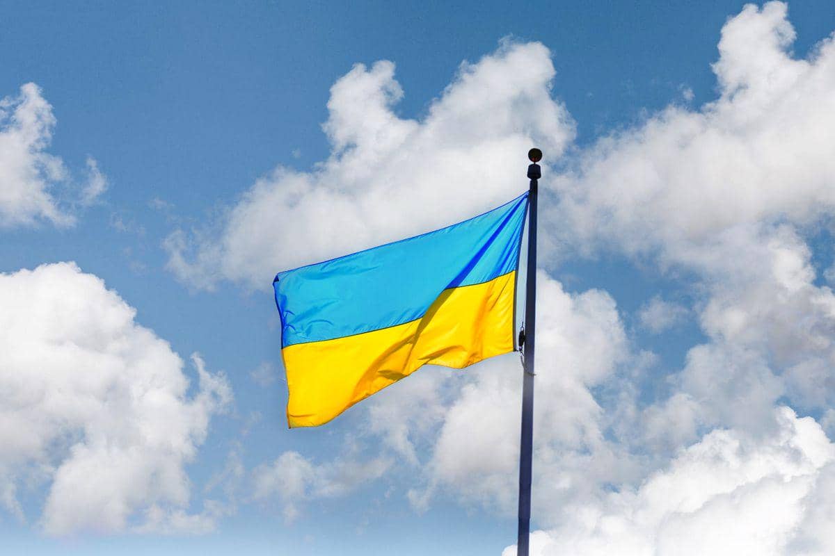 ilustrasi bendera Ukraina