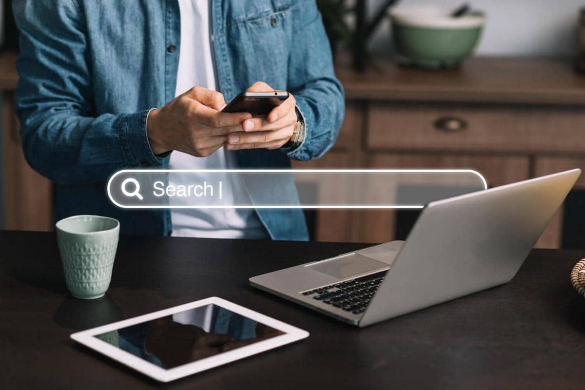 ilustrasi SEO, mesin pencari, search, browsing