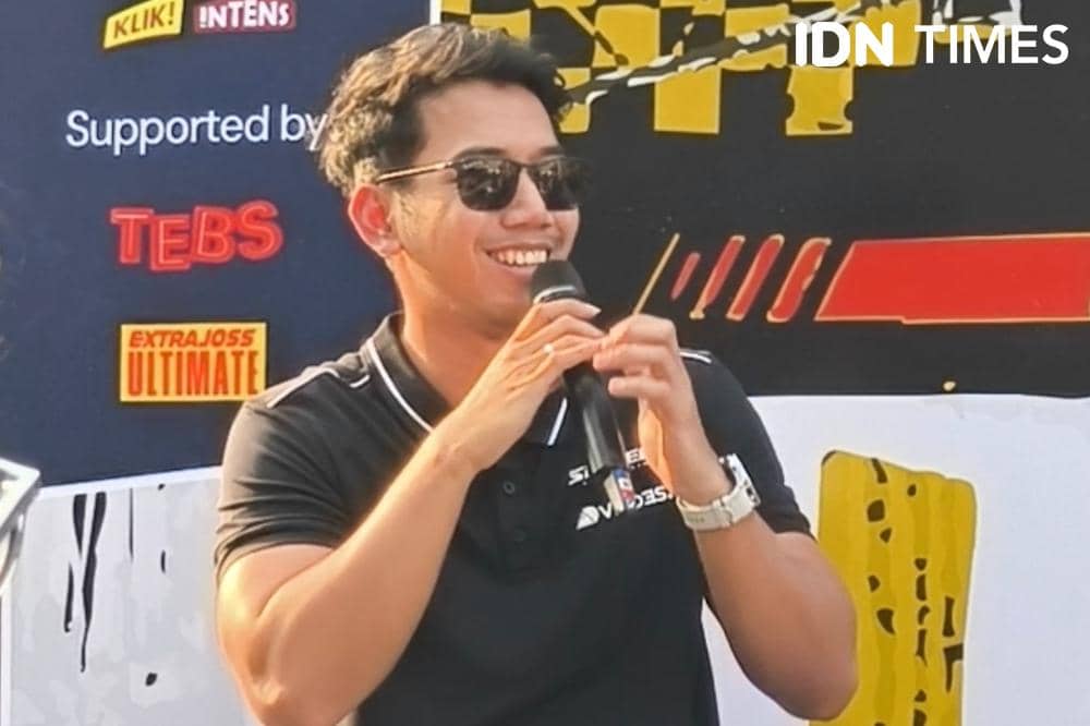 Potret press conference VINDES Bukan Main Racing Edition di Lebak Bulus, Jakarta Selatan, Rabu (12/8/2026) (IDN Times/Juan Dwi)