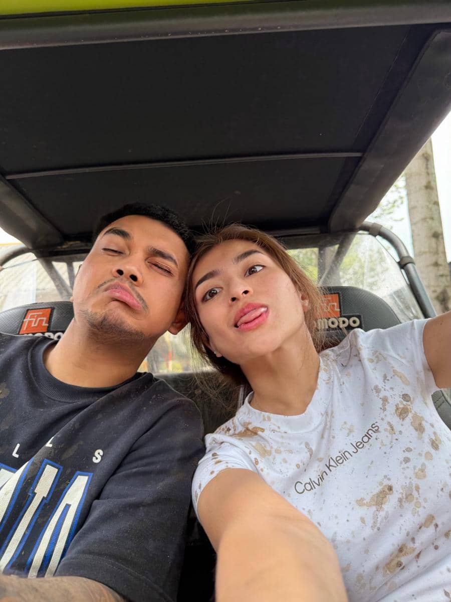 Nathalie Holscher dan keluarga liburan di Puncak