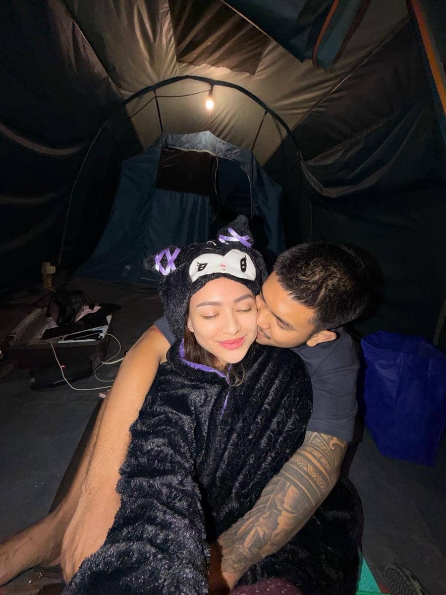 Nathalie Holscher dan keluarga liburan di Puncak