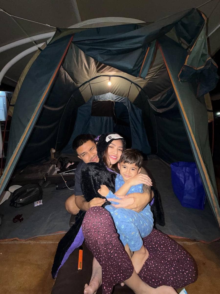 Nathalie Holscher dan keluarga liburan di Puncak