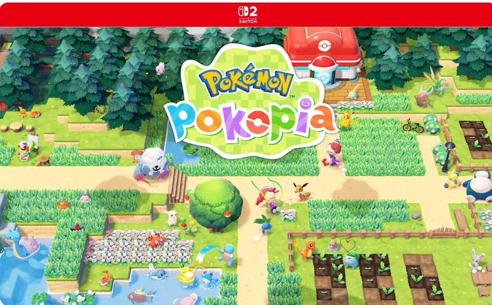 Tangkapan layar Pokémon Pokopia dari Nintendo dan The Pokémon Company menampilkan suasana permainan bergaya blok.