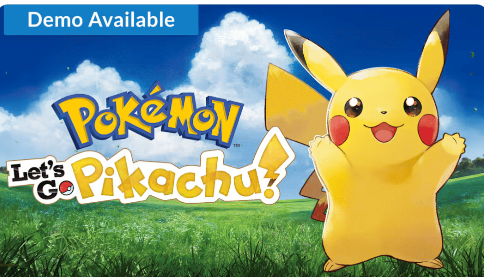 Tangkapan layar permainan Pokémon: Let's Go, Pikachu! yang didokumentasikan Nintendo dan The Pokémon Company.