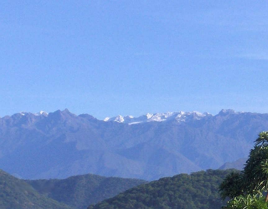 Potret pegunungan Sierra Nevada de Santa Marta 