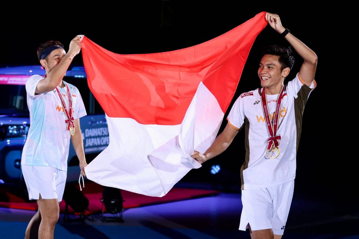 Fajar Alfian/Muhammad Shohibul Fikri juara di Japan Open 2026 (dok.PP PBSI)