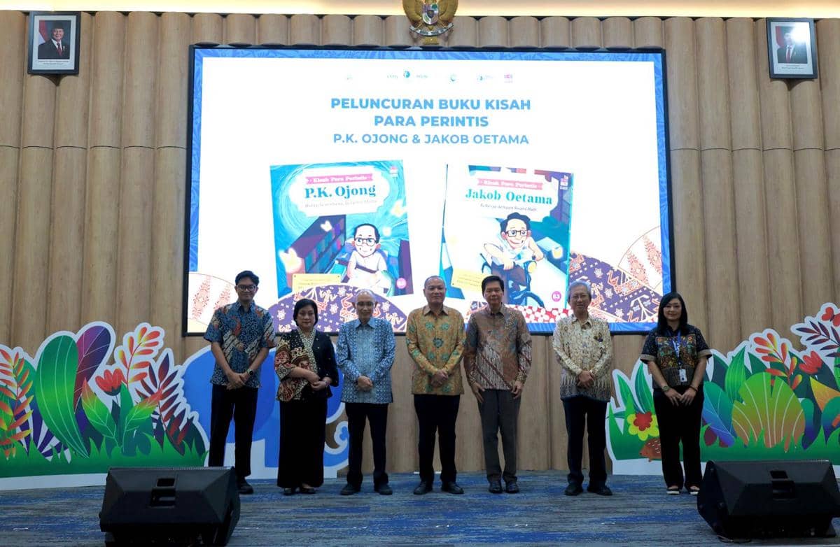 Peluncuran buku Para Perintis Kompas Gramedia pada (12/8/2026) di Tangerang (dok. UMN)