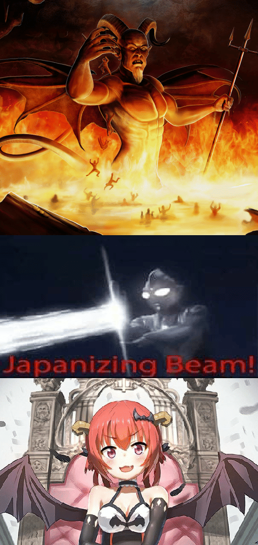 meme anime karakter setan