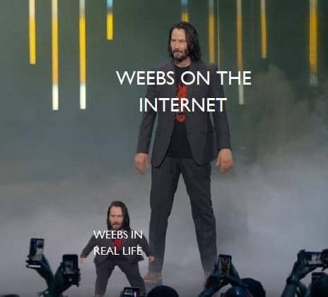 meme anime tentang kelemahan