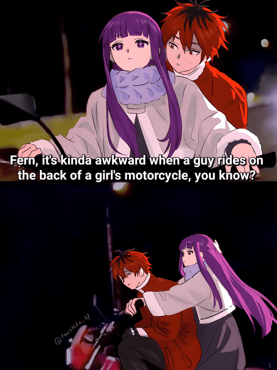 meme anime tentang momen canggung