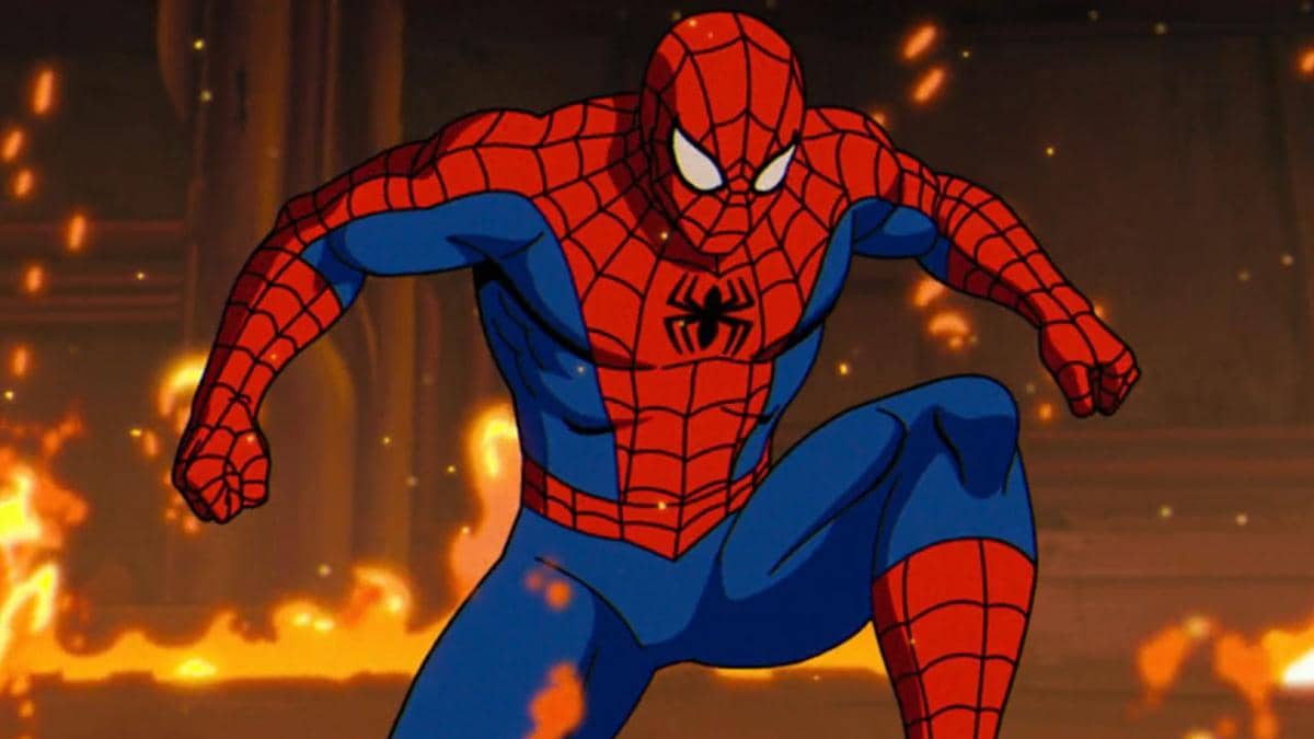 Spider-Man hadir di serial animasi X-Men '97 Season 2 produksi Marvel Animation dalam visual promosi.