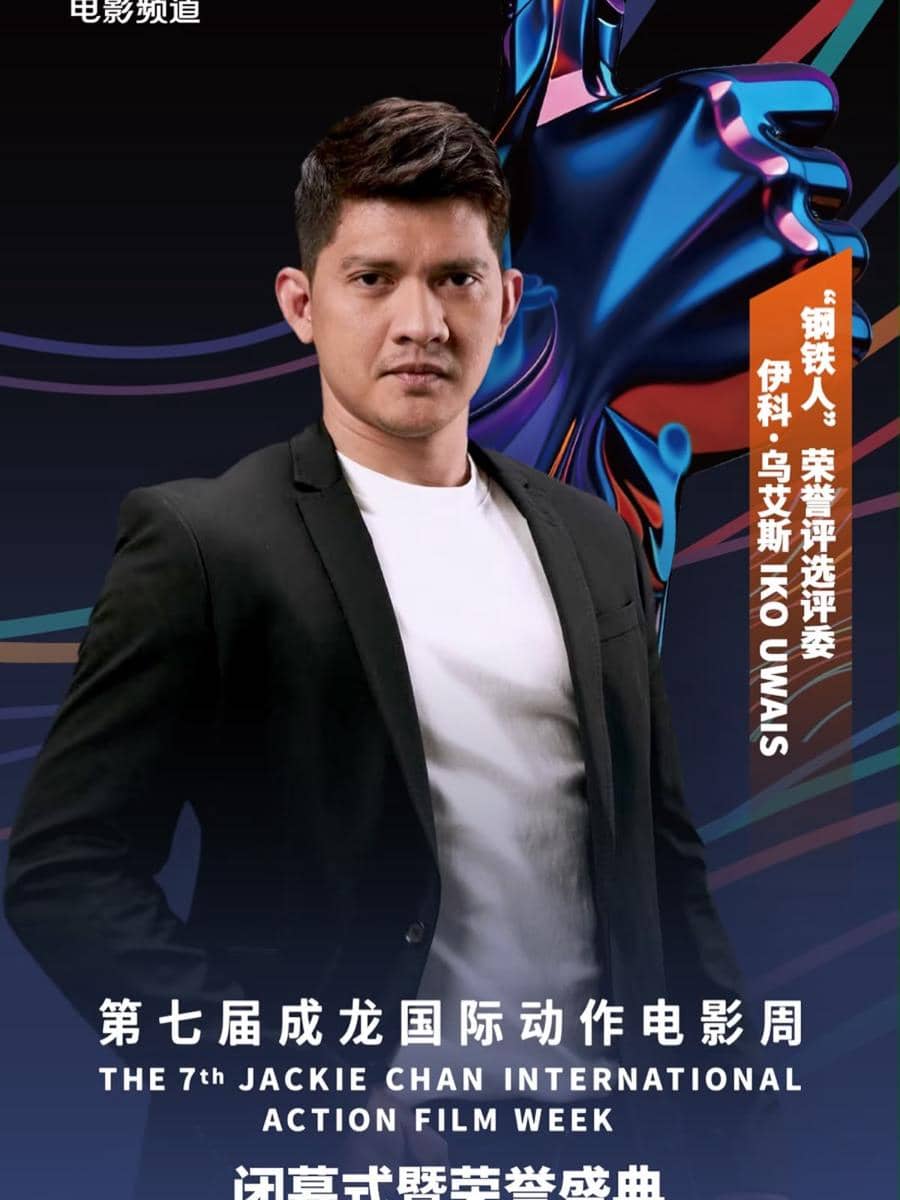 Iko Uwais sebagai juri Jackie Chan International Action Film Week 2026 dalam unggahan akun Instagramnya.