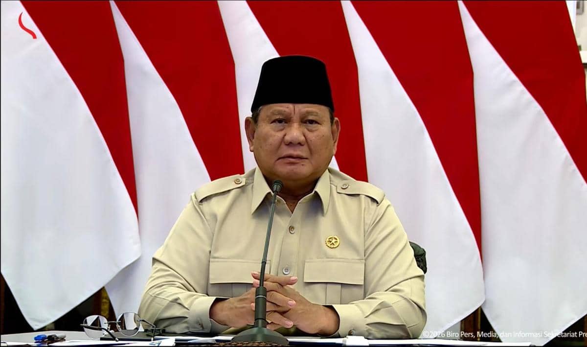 Resmikan Jembatan, Prabowo Ingatkan Aparat Ingat Rakyat Terpencil