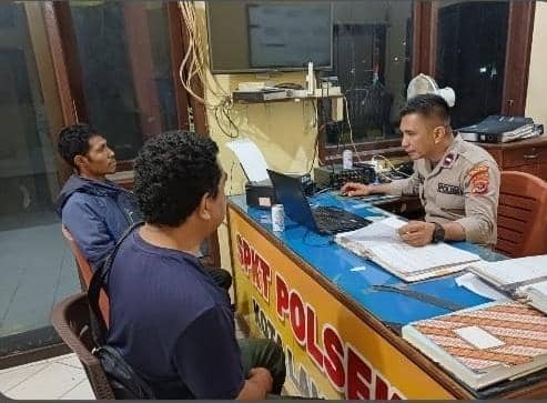 Dokumentasi Polresta Kupang Kota terkait kasus guru SMK di Kupang yang ditikam oleh muridnya karena sakit hati.
